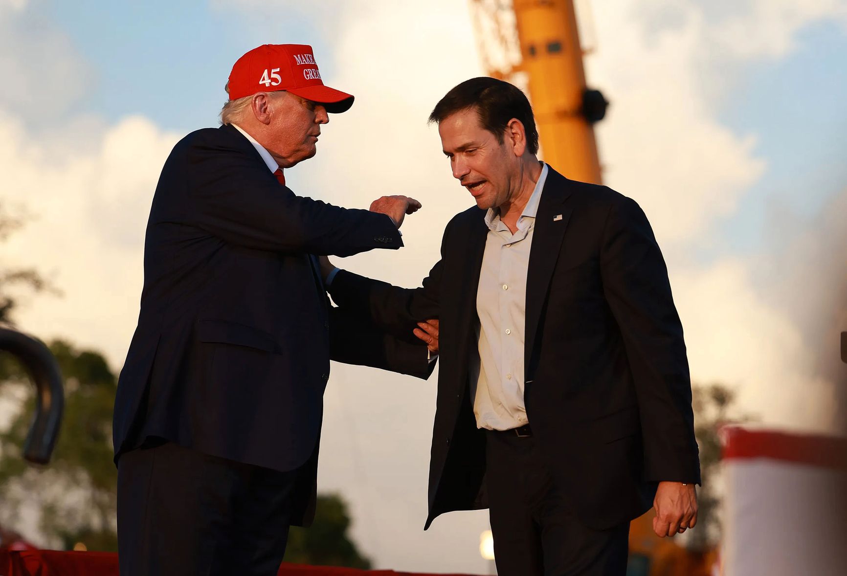 From Trump's opponent Marco Rubio turned into his ally