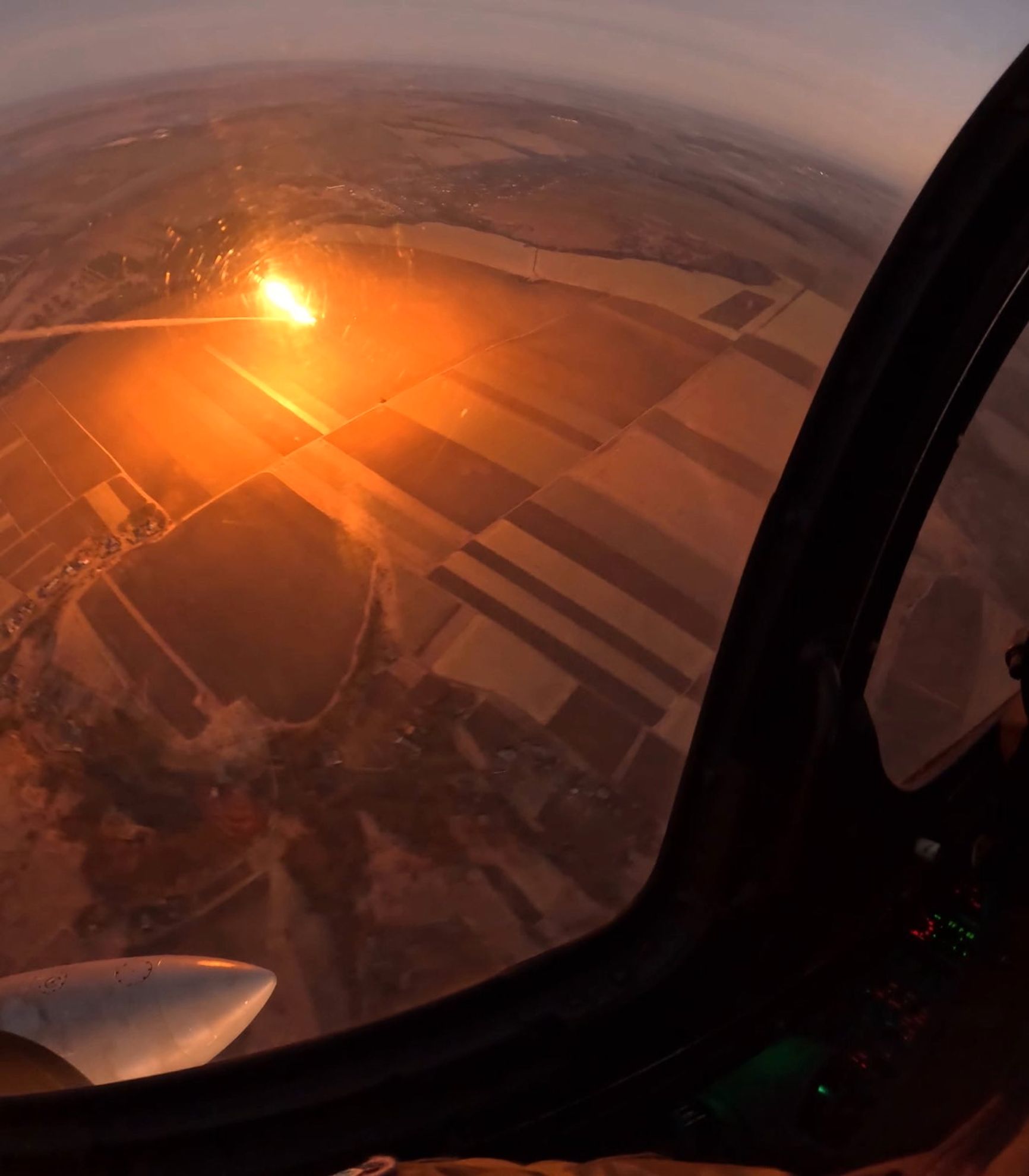 Истребитель Mirage перехватывает ракету Х-101 в ходе налета 7 марта 2025 года