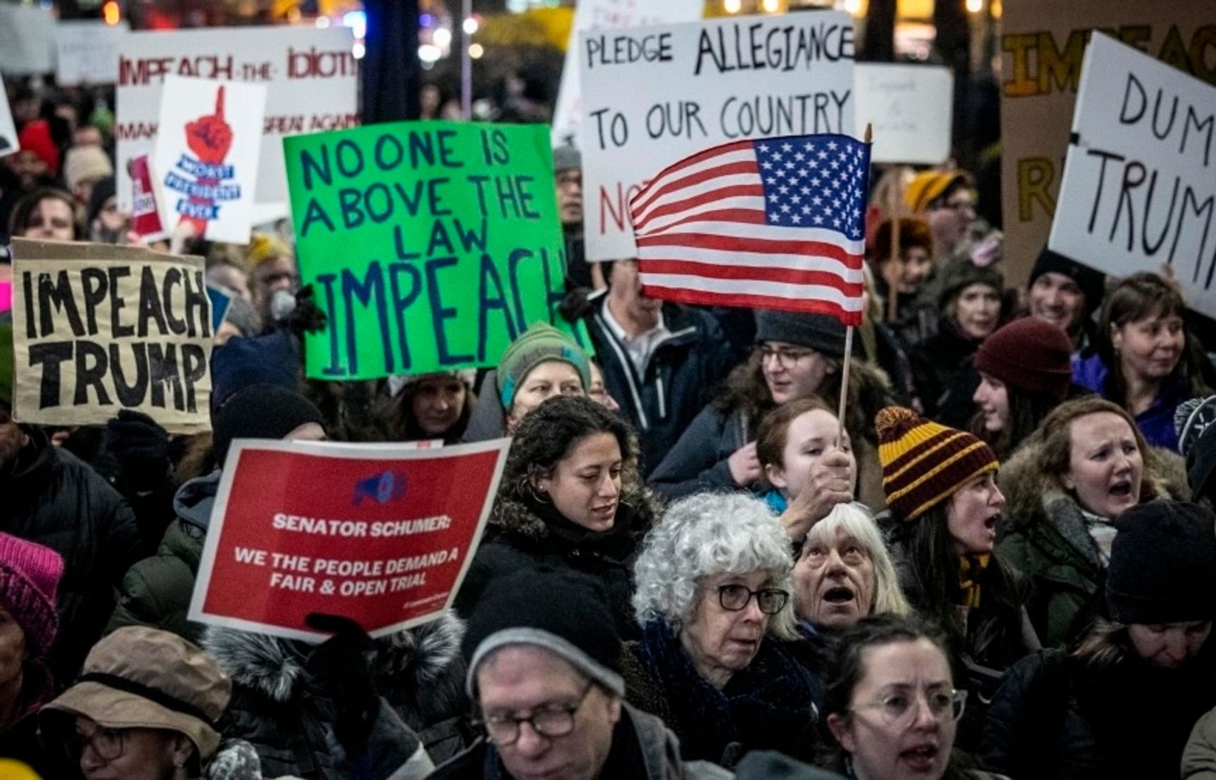 Выступления за импичмент Трампа во время его первого срока