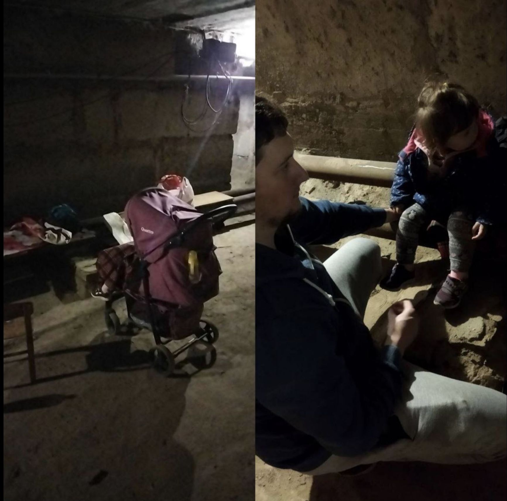 Bomb shelter in the school basement