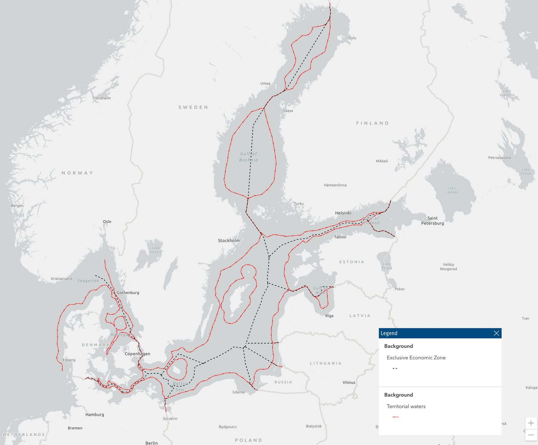 Map: Helsinki Commission (HELCOM) for the Protection of the Marine Environment of the Baltic Sea.